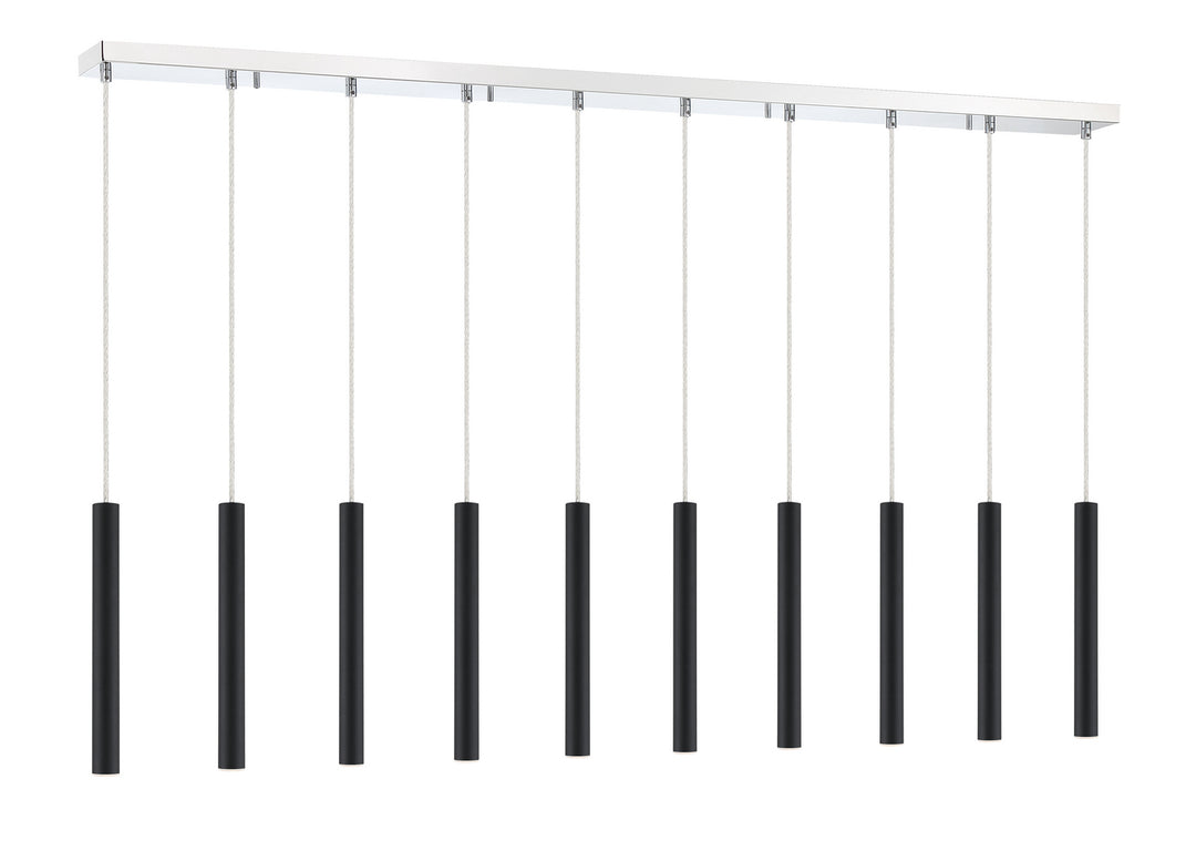 Z-Lite Forest 917MP12-MB-LED-10LCH Pendant Light - Chrome