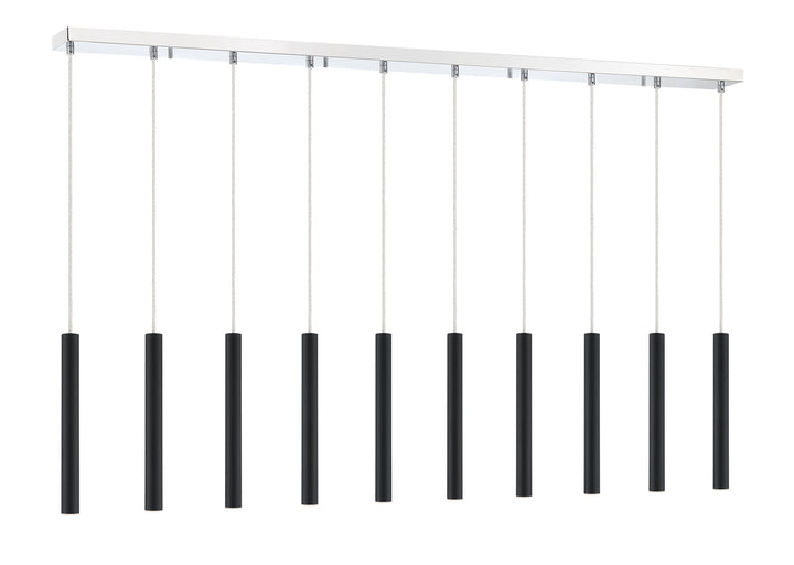 Z-Lite Forest 917MP12-MB-LED-10LCH Pendant Light - Chrome