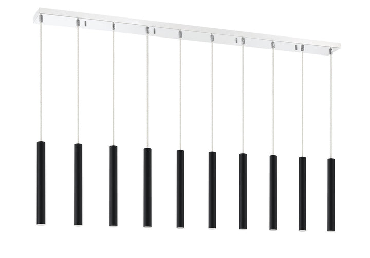 Z-Lite Forest 917MP12-MB-LED-10LCH Pendant Light - Chrome