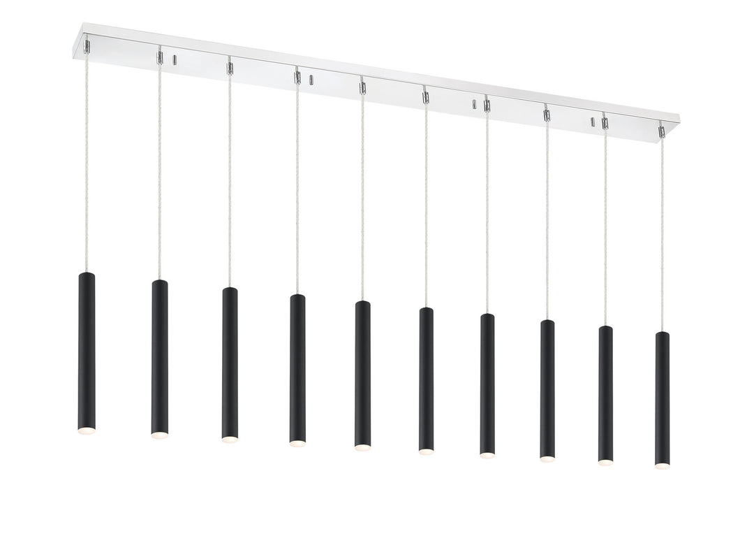 Z-Lite Forest 917MP12-MB-LED-10LCH Pendant Light - Chrome