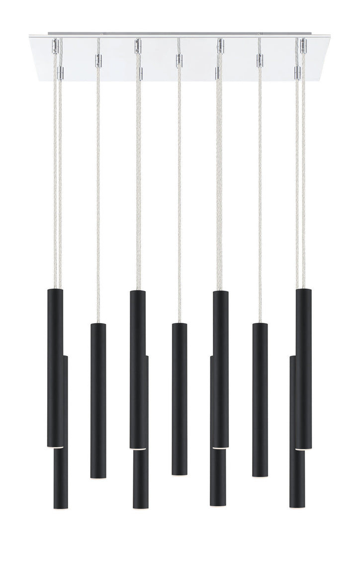 Z-Lite Forest 917MP12-MB-LED-11LCH Pendant Light - Chrome