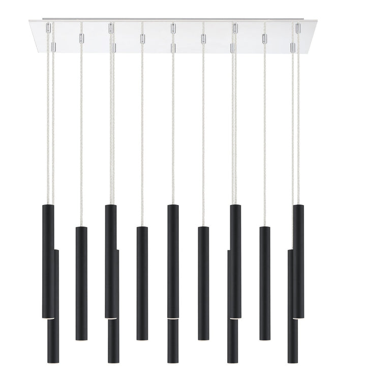 Z-Lite Forest 917MP12-MB-LED-14LCH Pendant Light - Chrome