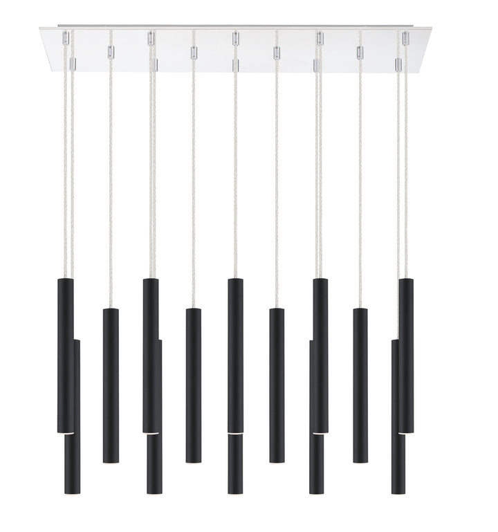 Z-Lite Forest 917MP12-MB-LED-14LCH Pendant Light - Chrome