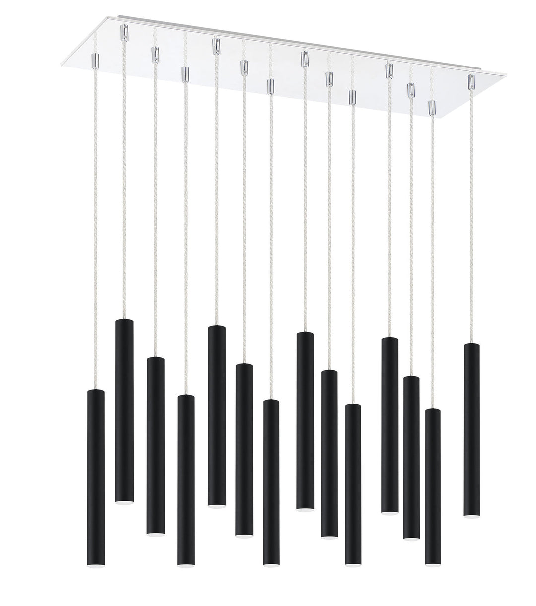 Z-Lite Forest 917MP12-MB-LED-14LCH Pendant Light - Chrome