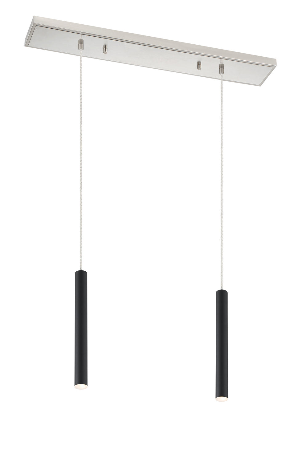 Z-Lite Forest 917MP12-MB-LED-2LBN Pendant Light - Brushed Nickel
