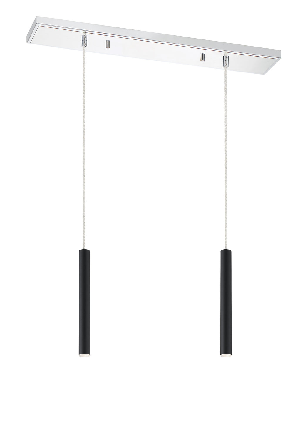 Z-Lite Forest 917MP12-MB-LED-2LCH Pendant Light - Chrome