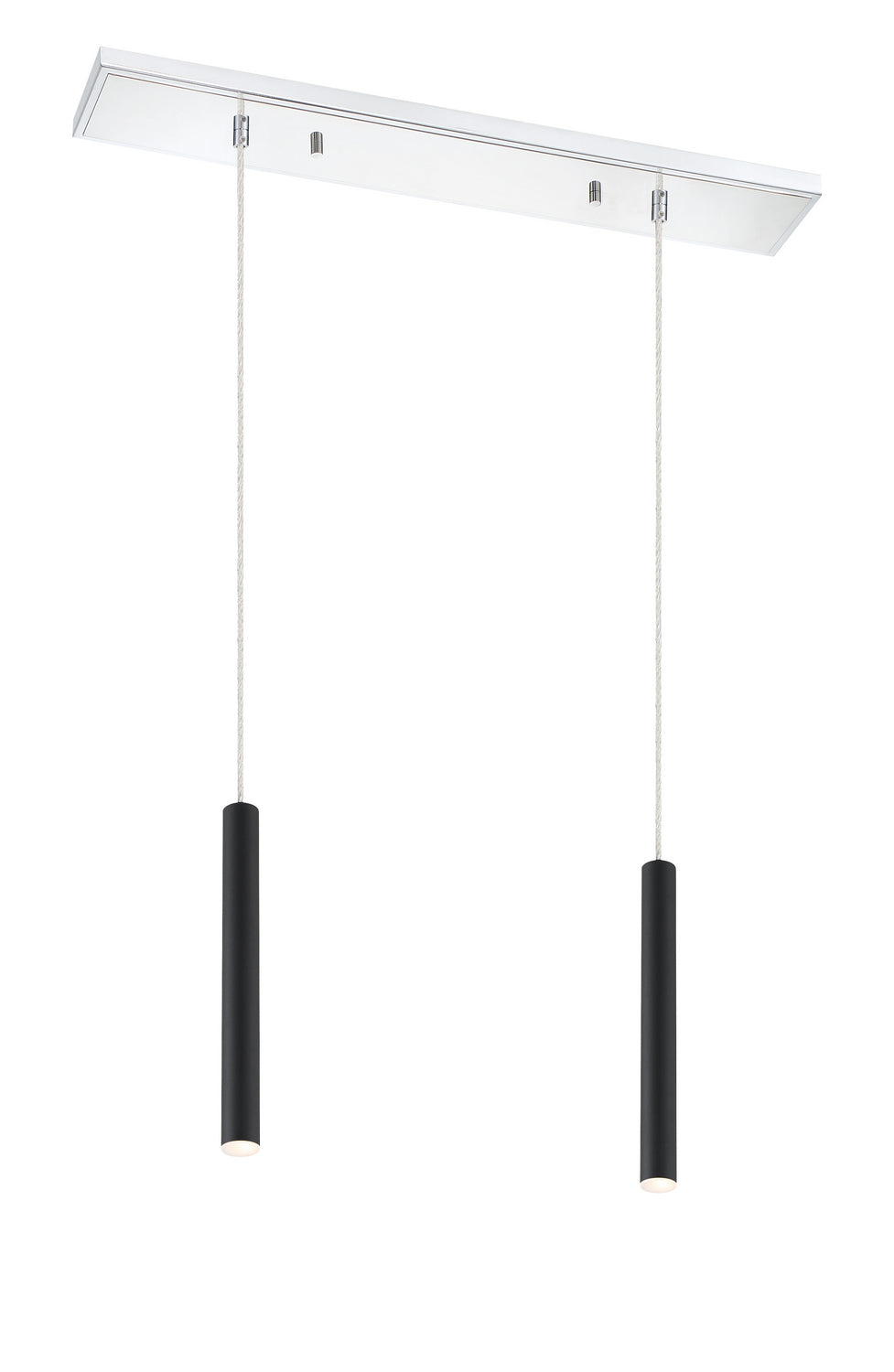 Z-Lite Forest 917MP12-MB-LED-2LCH Pendant Light - Chrome