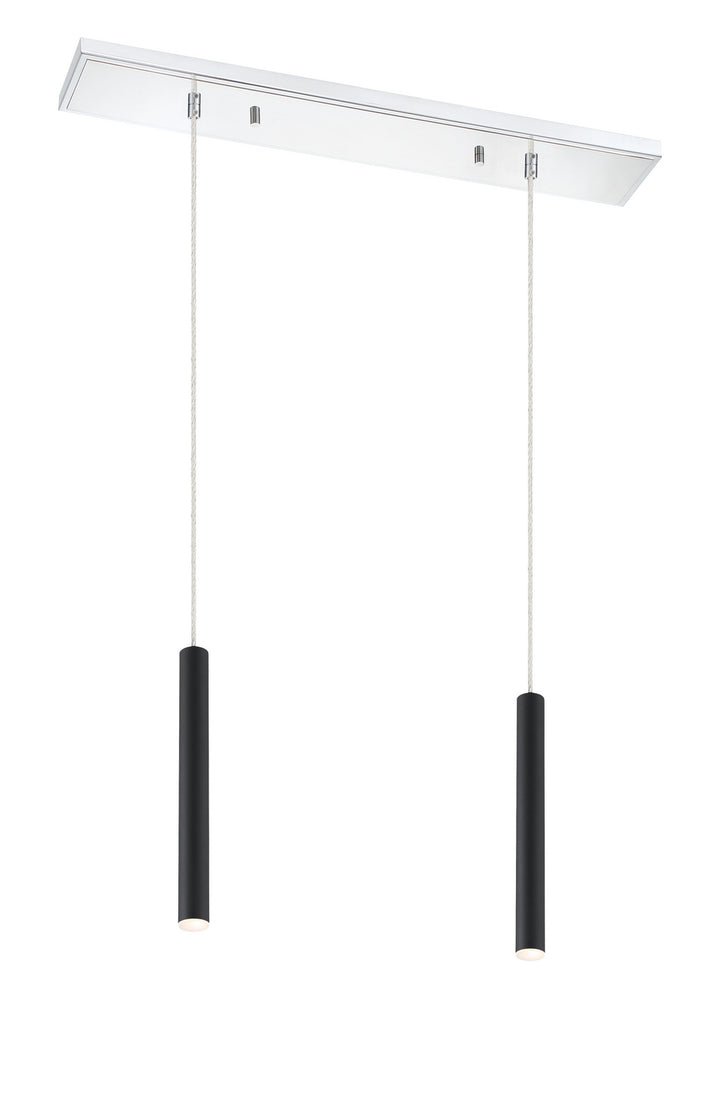 Z-Lite Forest 917MP12-MB-LED-2LCH Pendant Light - Chrome