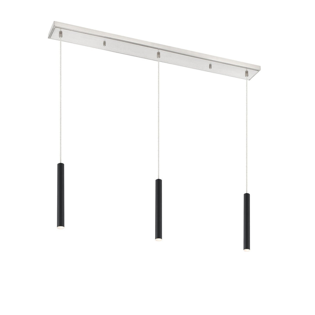 Z-Lite Forest 917MP12-MB-LED-3LBN Pendant Light - Brushed Nickel