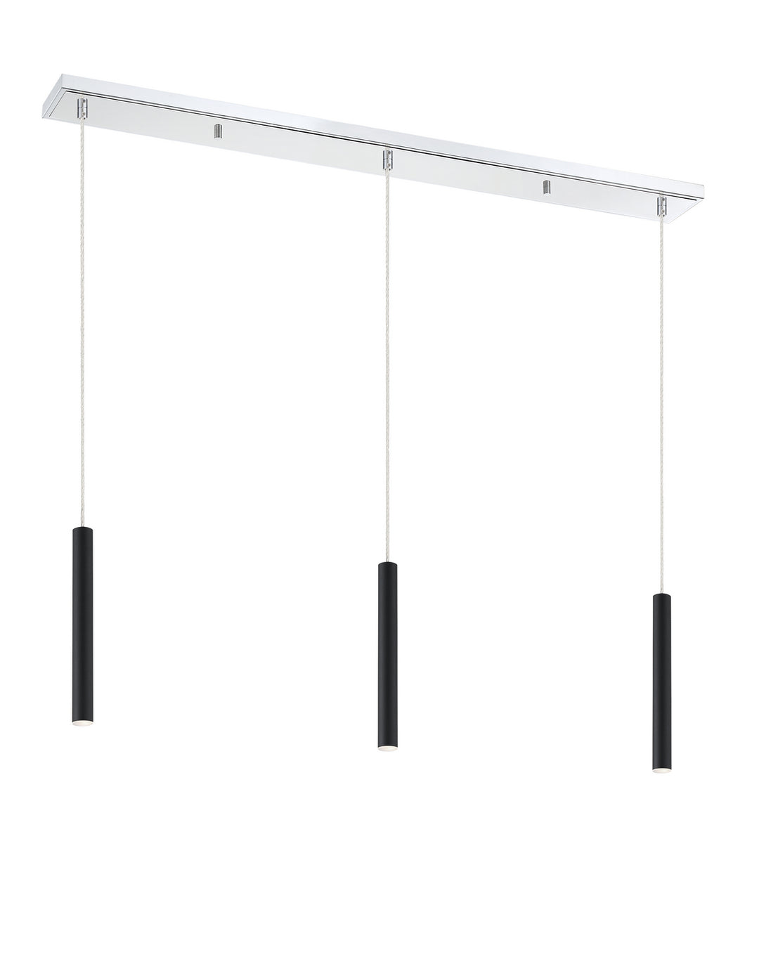 Z-Lite Forest 917MP12-MB-LED-3LCH Pendant Light - Chrome
