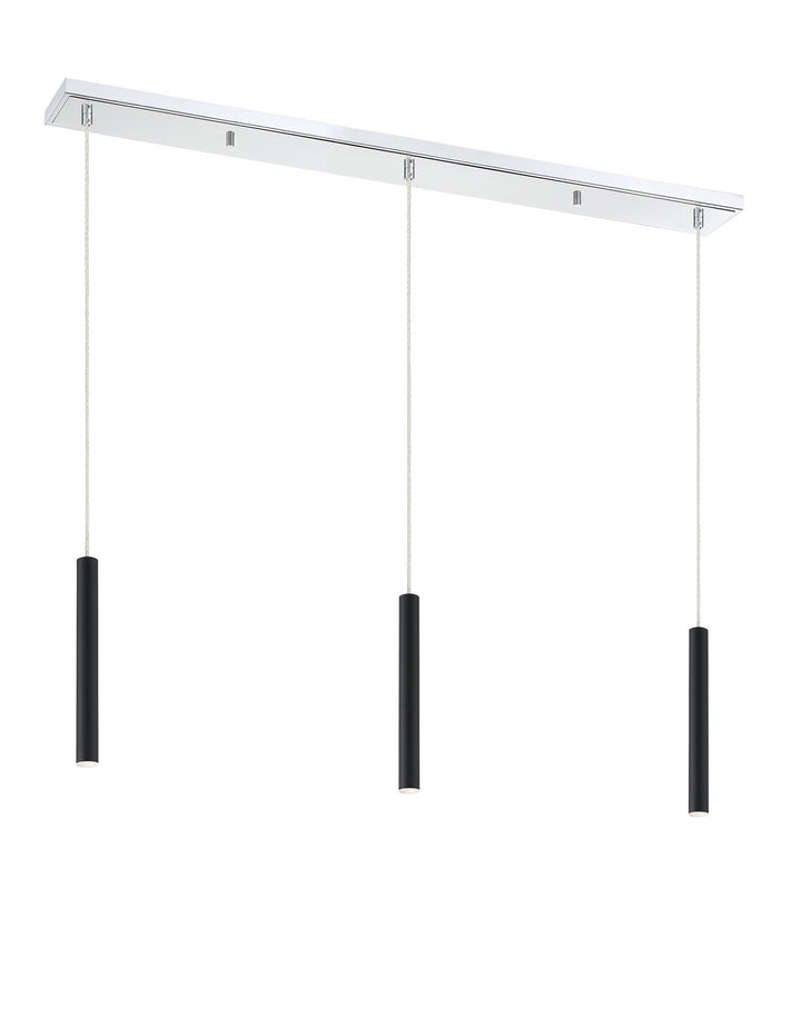 Z-Lite Forest 917MP12-MB-LED-3LCH Pendant Light - Chrome