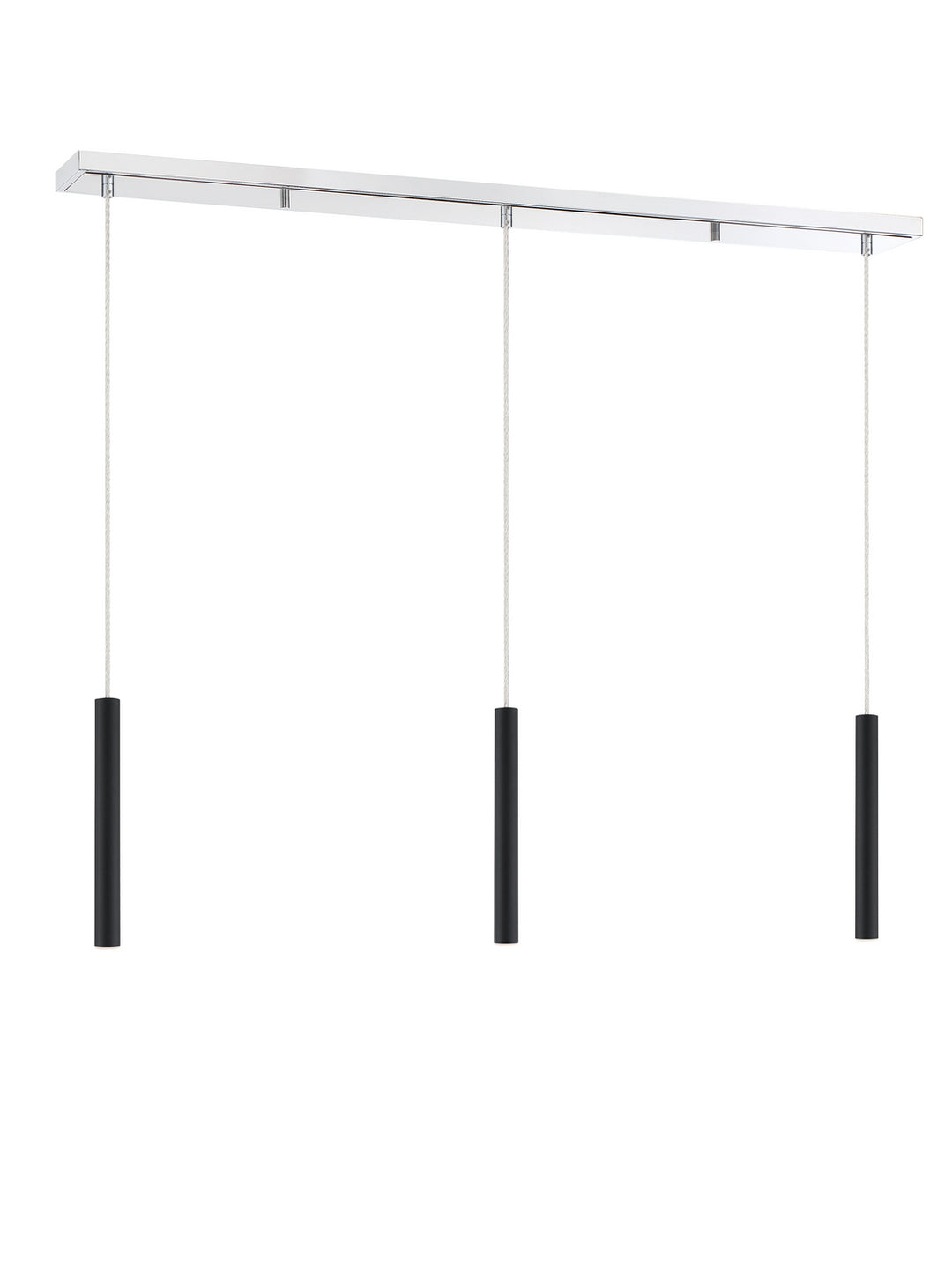 Z-Lite Forest 917MP12-MB-LED-3LCH Pendant Light - Chrome