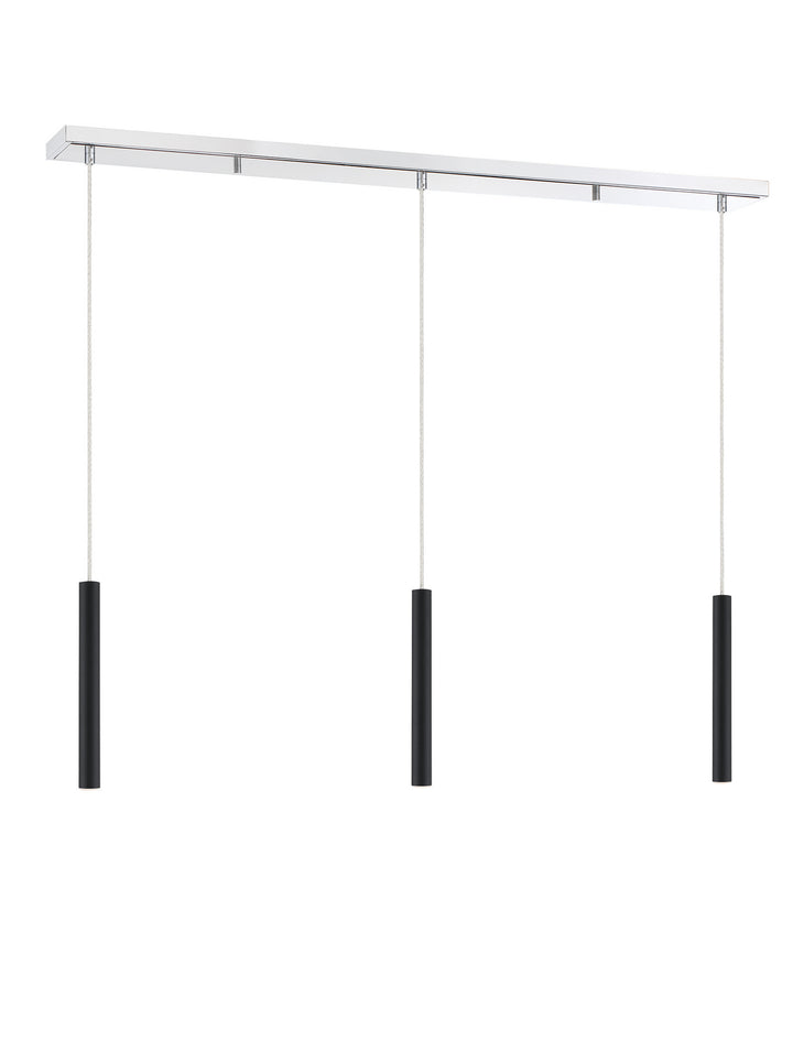 Z-Lite Forest 917MP12-MB-LED-3LCH Pendant Light - Chrome