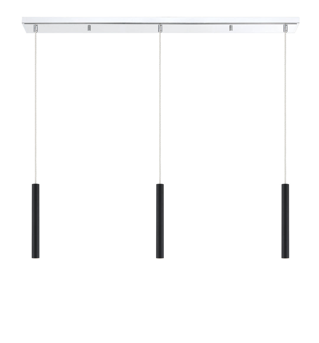 Z-Lite Forest 917MP12-MB-LED-3LCH Pendant Light - Chrome