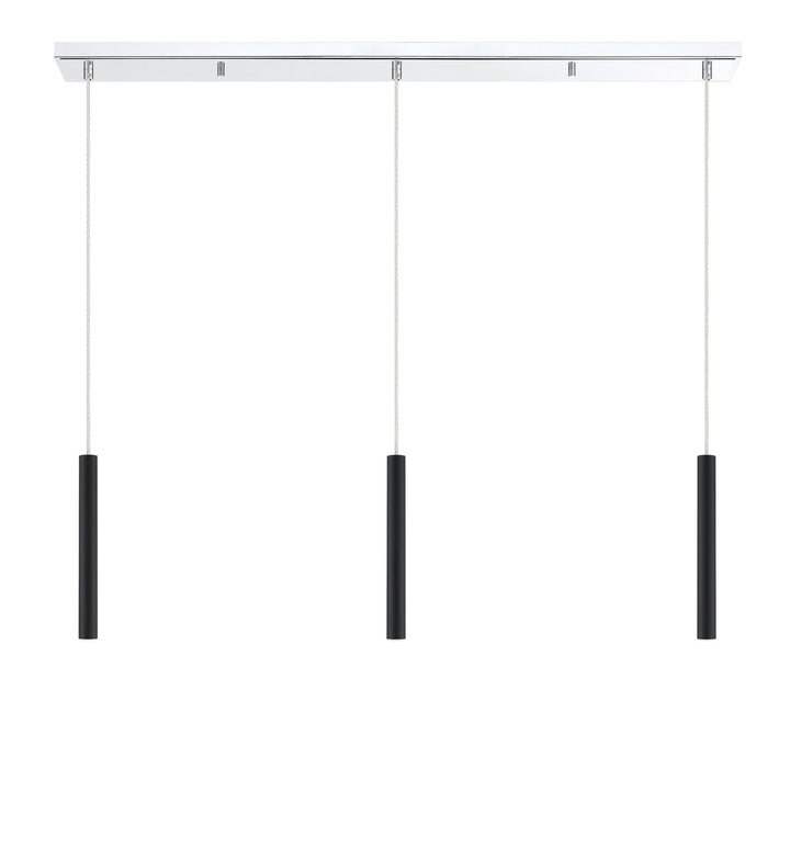 Z-Lite Forest 917MP12-MB-LED-3LCH Pendant Light - Chrome
