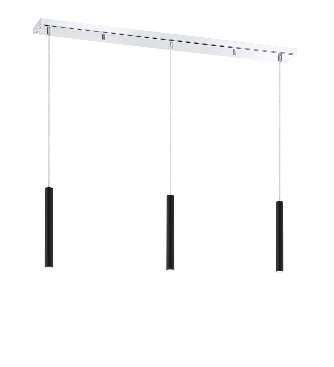Z-Lite Forest 917MP12-MB-LED-3LCH Pendant Light - Chrome