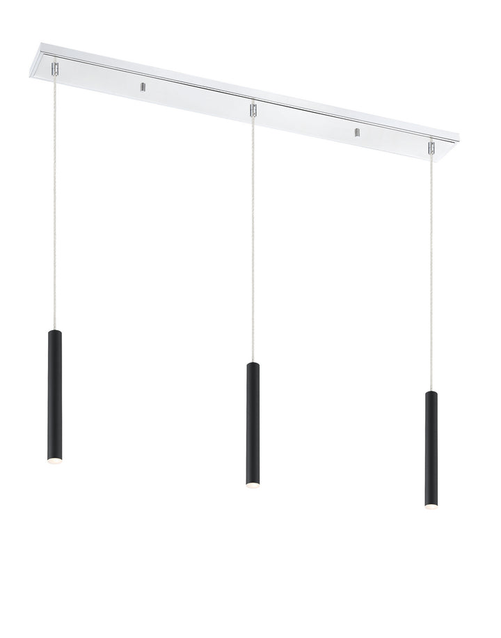 Z-Lite Forest 917MP12-MB-LED-3LCH Pendant Light - Chrome
