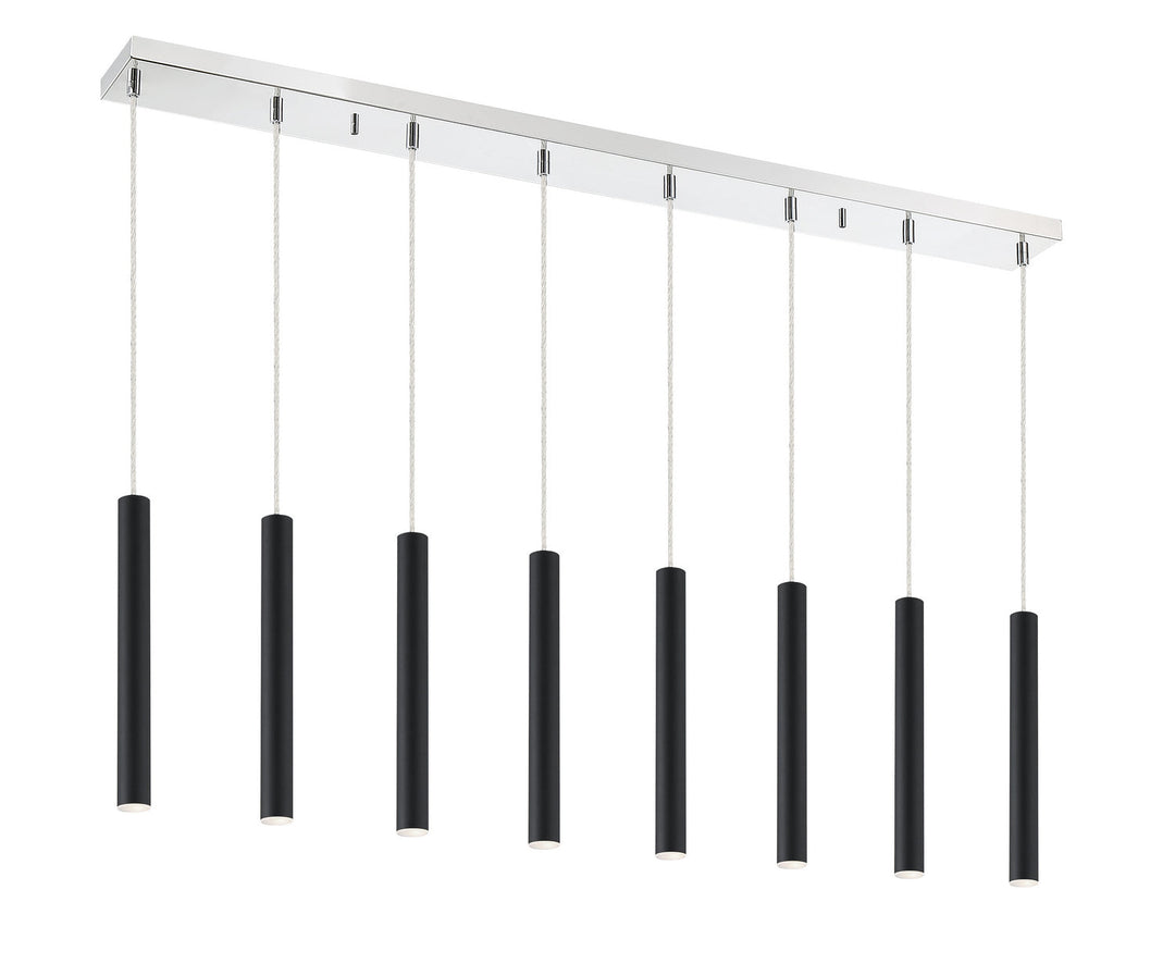 Z-Lite Forest 917MP12-MB-LED-8LCH Pendant Light - Chrome