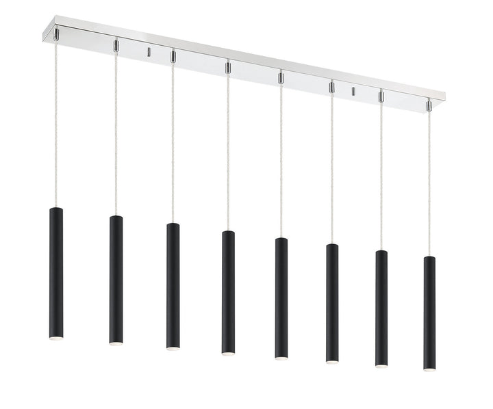 Z-Lite Forest 917MP12-MB-LED-8LCH Pendant Light - Chrome