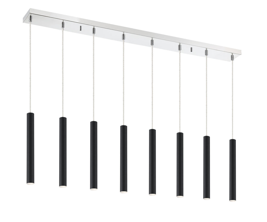 Z-Lite Forest 917MP12-MB-LED-8LCH Pendant Light - Chrome