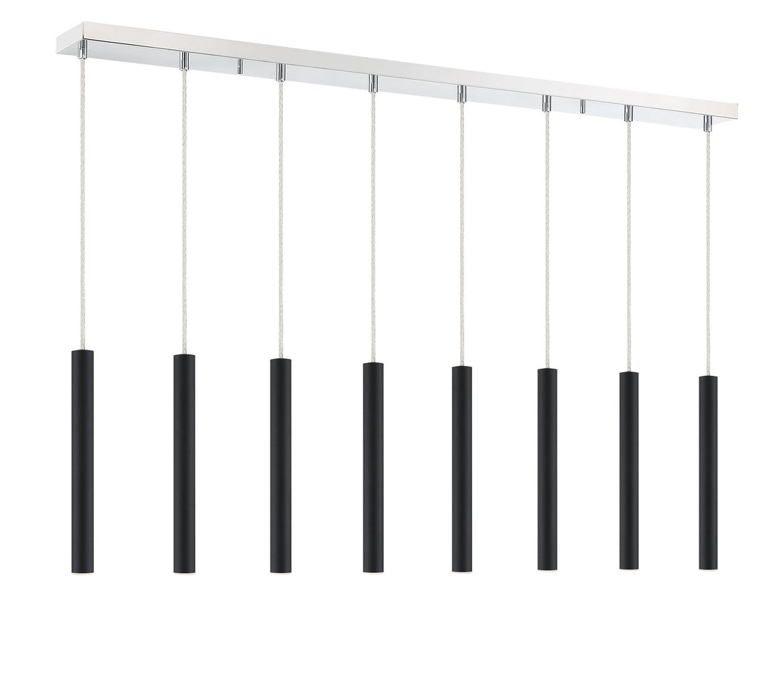 Z-Lite Forest 917MP12-MB-LED-8LCH Pendant Light - Chrome