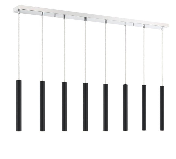Z-Lite Forest 917MP12-MB-LED-8LCH Pendant Light - Chrome