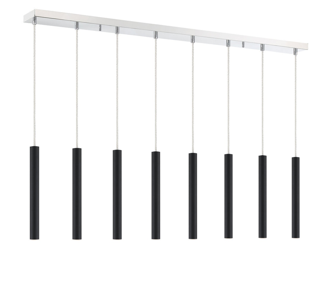 Z-Lite Forest 917MP12-MB-LED-8LCH Pendant Light - Chrome
