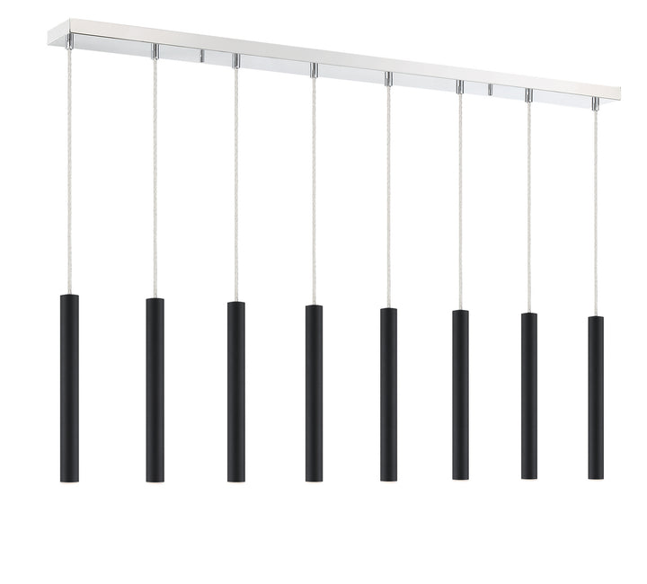 Z-Lite Forest 917MP12-MB-LED-8LCH Pendant Light - Chrome