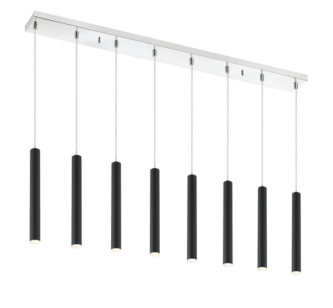 Z-Lite Forest 917MP12-MB-LED-8LCH Pendant Light - Chrome
