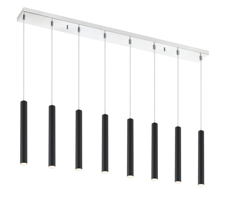 Z-Lite Forest 917MP12-MB-LED-8LCH Pendant Light - Chrome