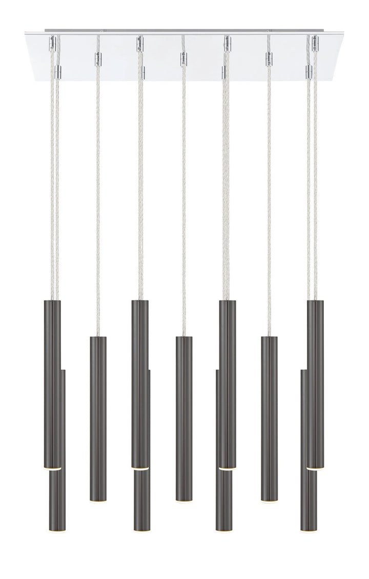 Z-Lite Forest 917MP12PBL-LED-11LCH Pendant Light - Chrome