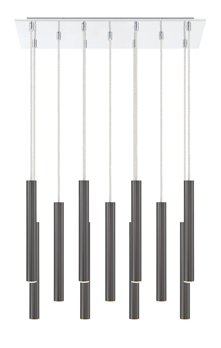 Z-Lite Forest 917MP12PBL-LED-11LCH Pendant Light - Chrome