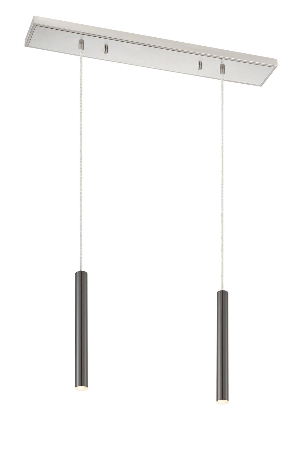 Z-Lite Forest 917MP12-PBL-LED-2LBN Pendant Light - Brushed Nickel