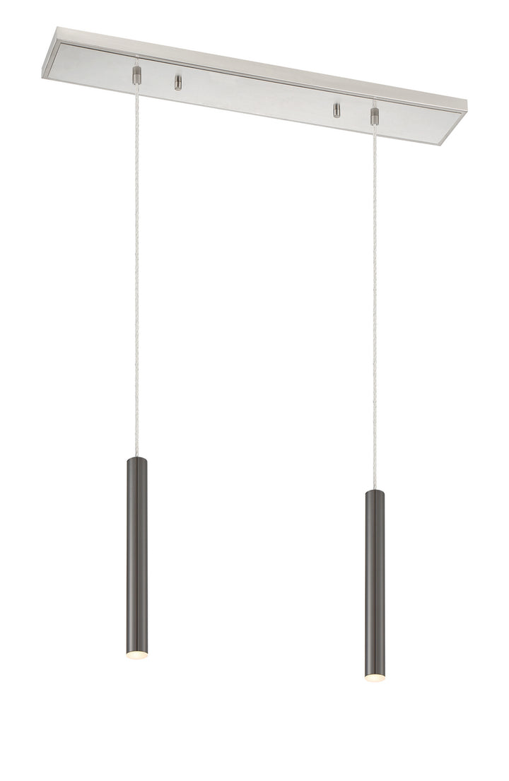 Z-Lite Forest 917MP12-PBL-LED-2LBN Pendant Light - Brushed Nickel