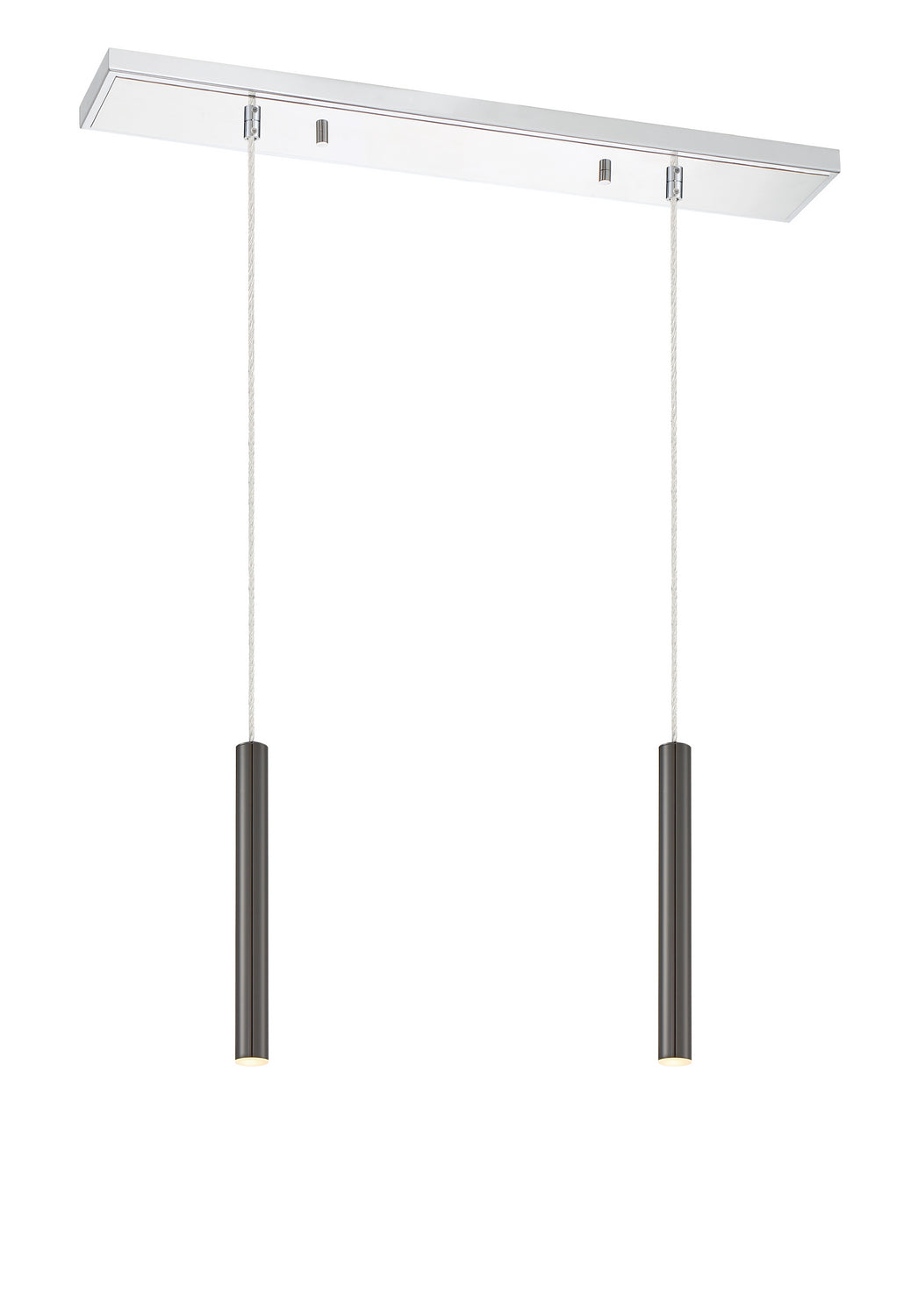Z-Lite Forest 917MP12-PBL-LED-2LCH Pendant Light - Chrome