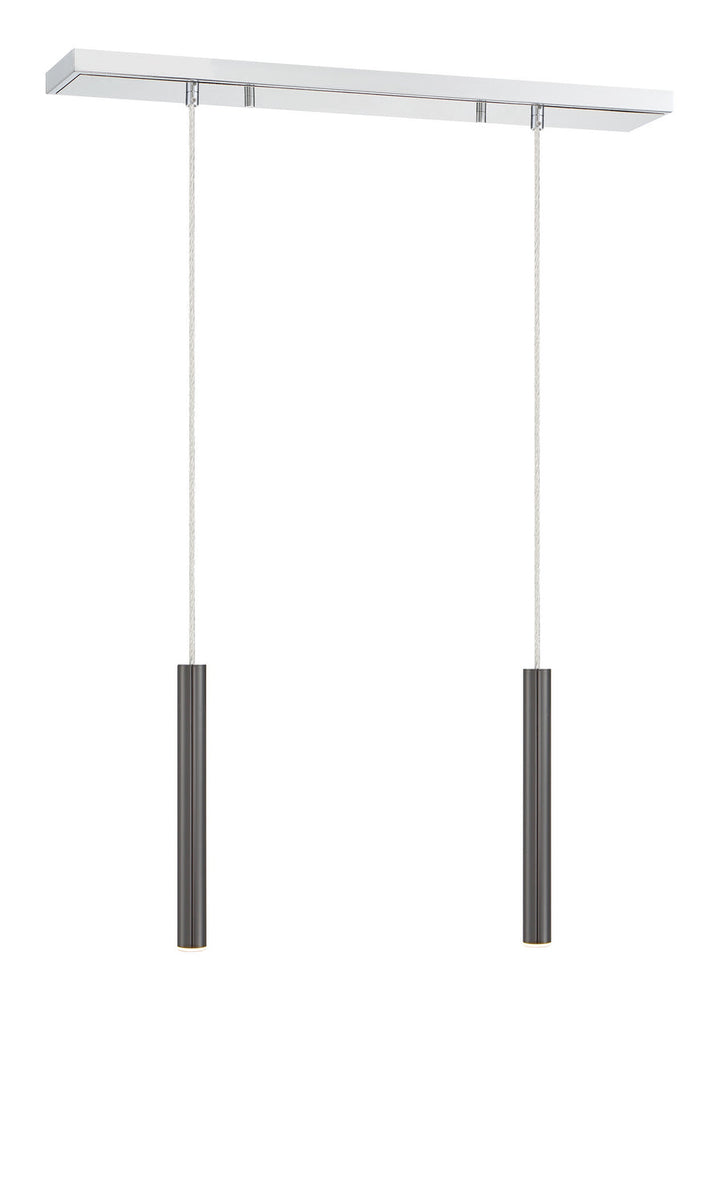 Z-Lite Forest 917MP12-PBL-LED-2LCH Pendant Light - Chrome