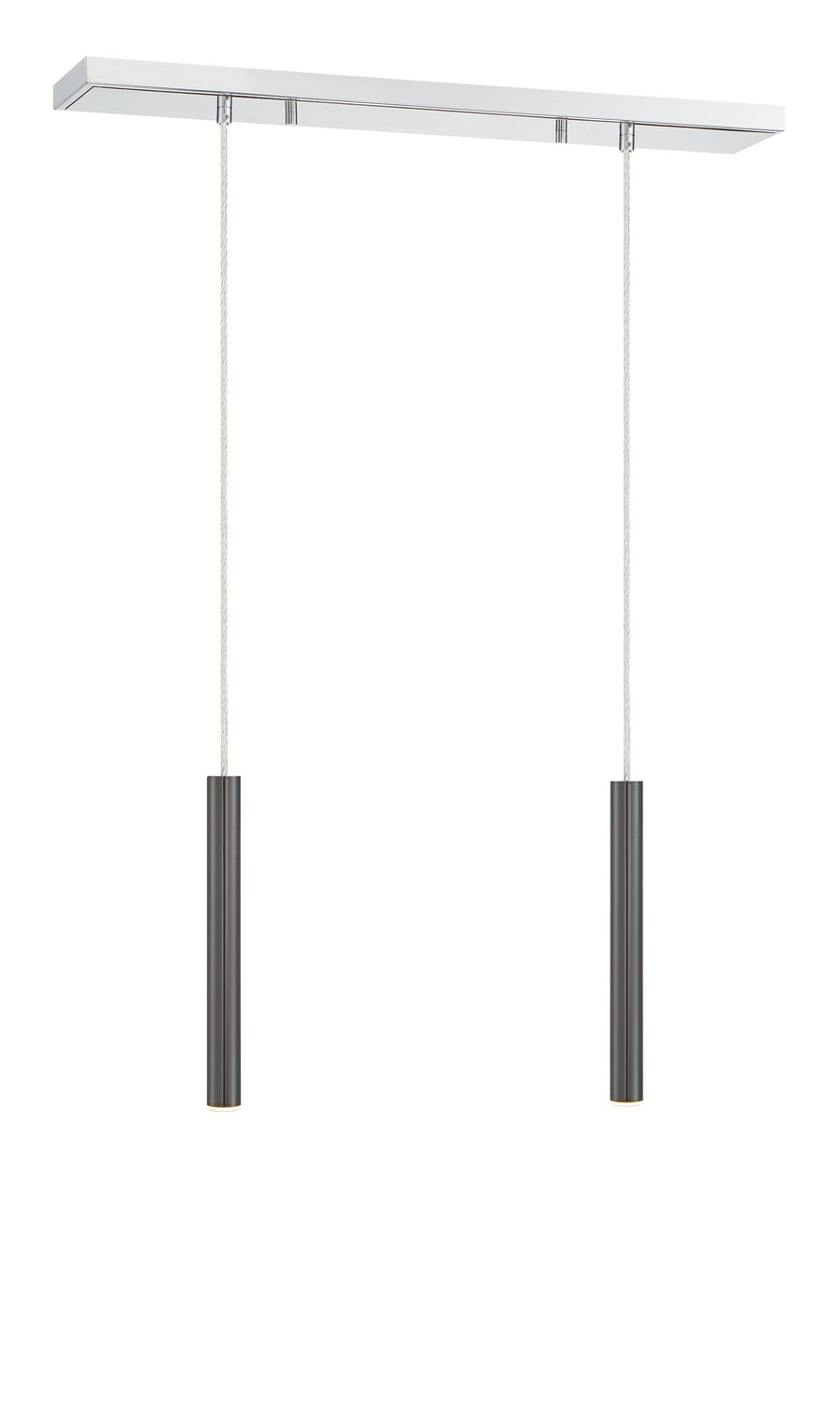 Z-Lite Forest 917MP12-PBL-LED-2LCH Pendant Light - Chrome