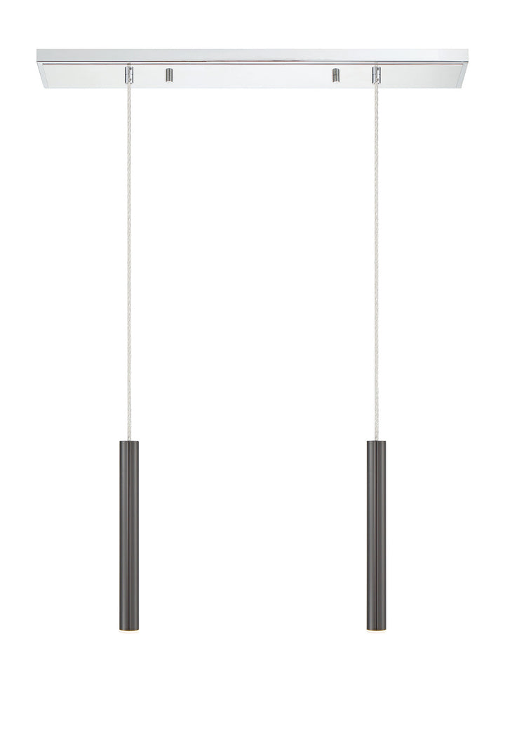 Z-Lite Forest 917MP12-PBL-LED-2LCH Pendant Light - Chrome