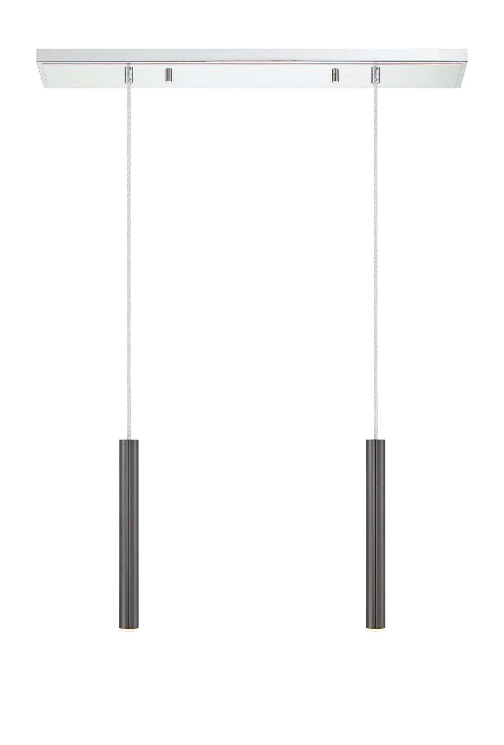 Z-Lite Forest 917MP12-PBL-LED-2LCH Pendant Light - Chrome