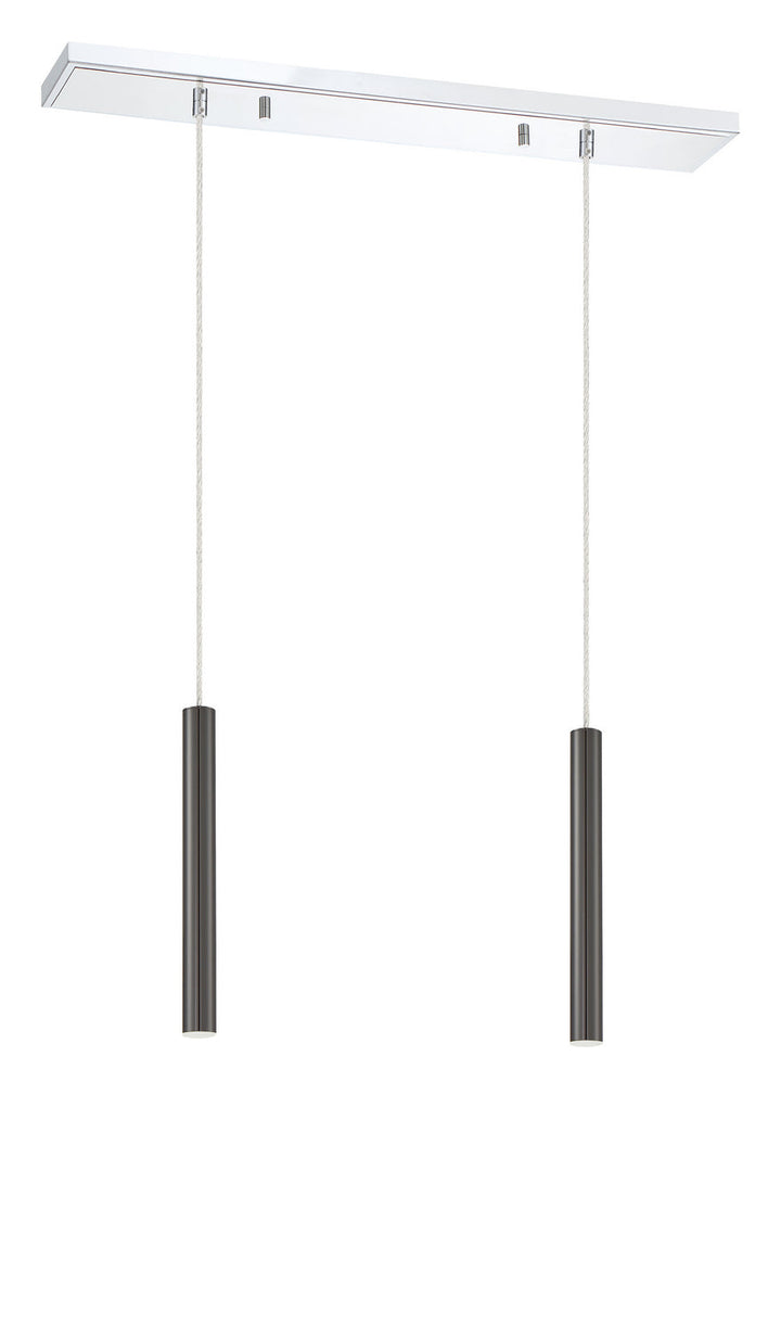 Z-Lite Forest 917MP12-PBL-LED-2LCH Pendant Light - Chrome