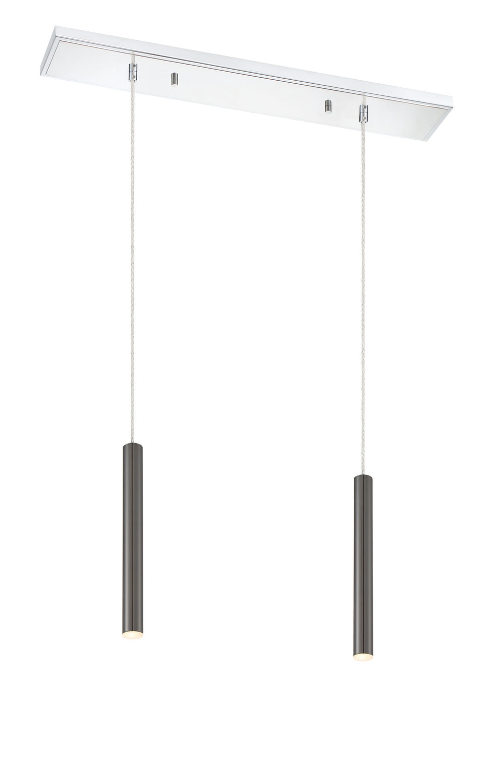 Z-Lite Forest 917MP12-PBL-LED-2LCH Pendant Light - Chrome