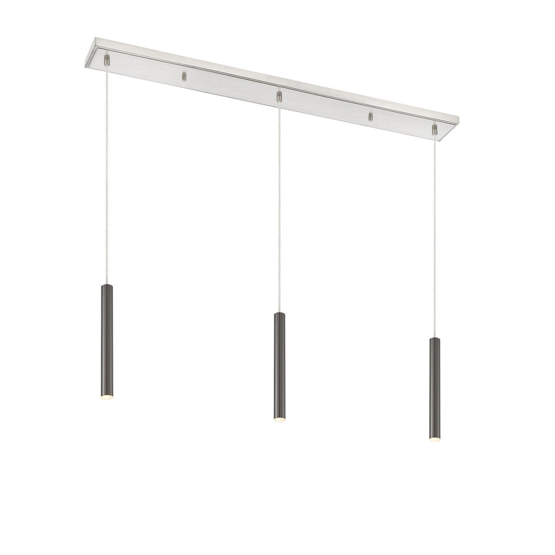 Z-Lite Forest 917MP12-PBL-LED-3LBN Pendant Light - Brushed Nickel
