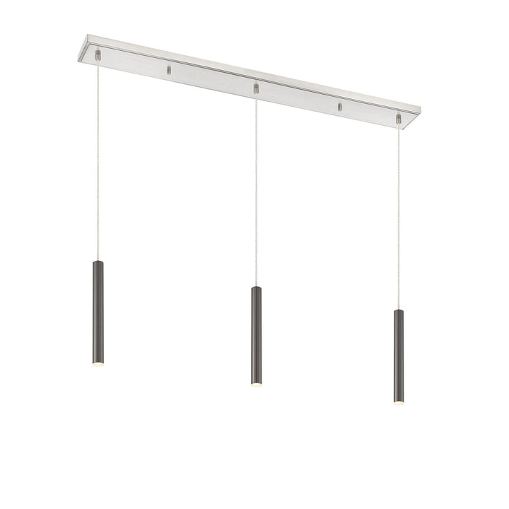 Z-Lite Forest 917MP12-PBL-LED-3LBN Pendant Light - Brushed Nickel