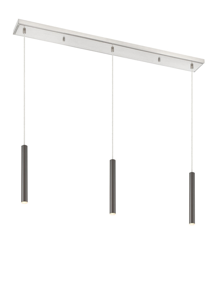 Z-Lite Forest 917MP12-PBL-LED-3LBN Pendant Light - Brushed Nickel