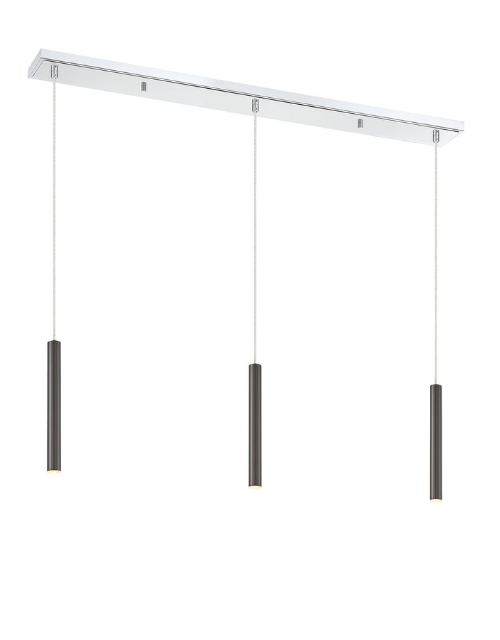 Z-Lite Forest 917MP12-PBL-LED-3LCH Pendant Light - Chrome