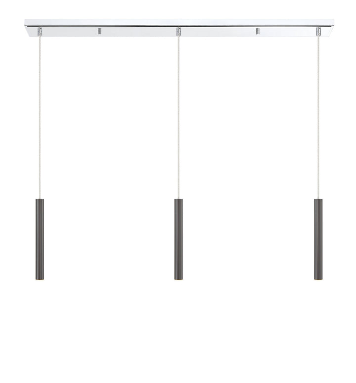 Z-Lite Forest 917MP12-PBL-LED-3LCH Pendant Light - Chrome