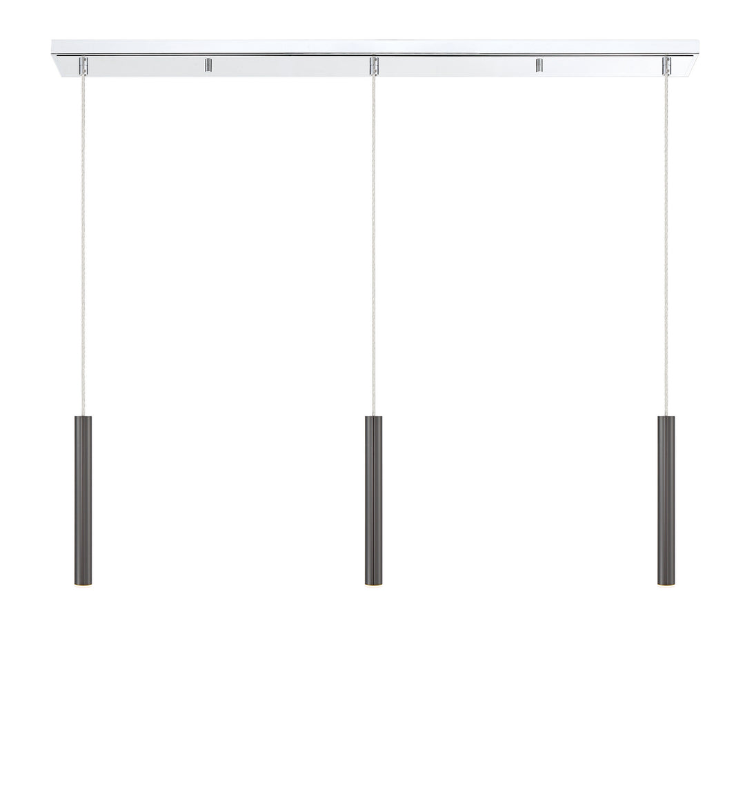 Z-Lite Forest 917MP12-PBL-LED-3LCH Pendant Light - Chrome
