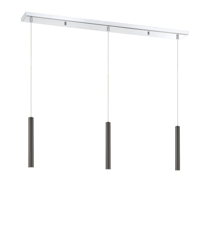 Z-Lite Forest 917MP12-PBL-LED-3LCH Pendant Light - Chrome