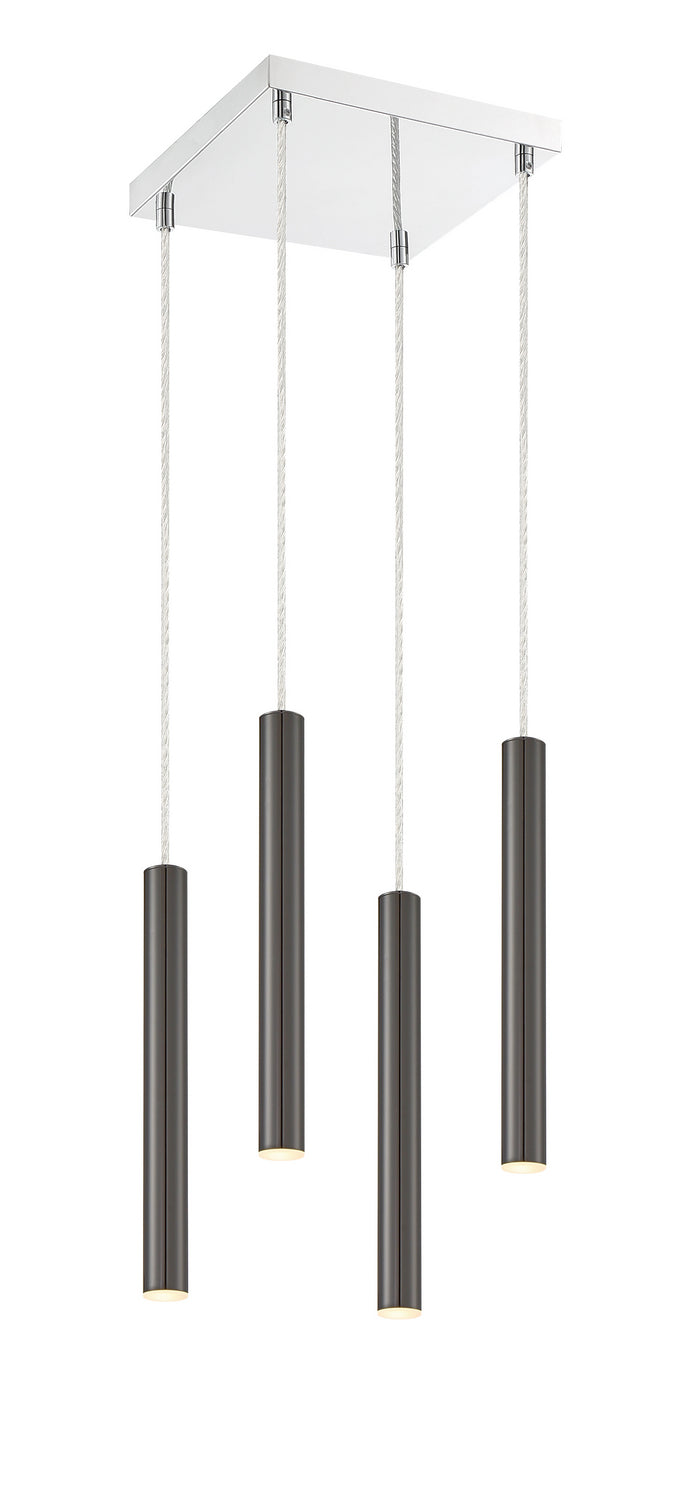 Z-Lite Forest 917MP12-PBL-LED-4SCH Pendant Light - Chrome