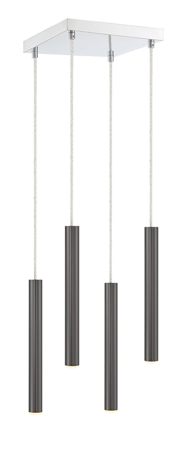 Z-Lite Forest 917MP12-PBL-LED-4SCH Pendant Light - Chrome